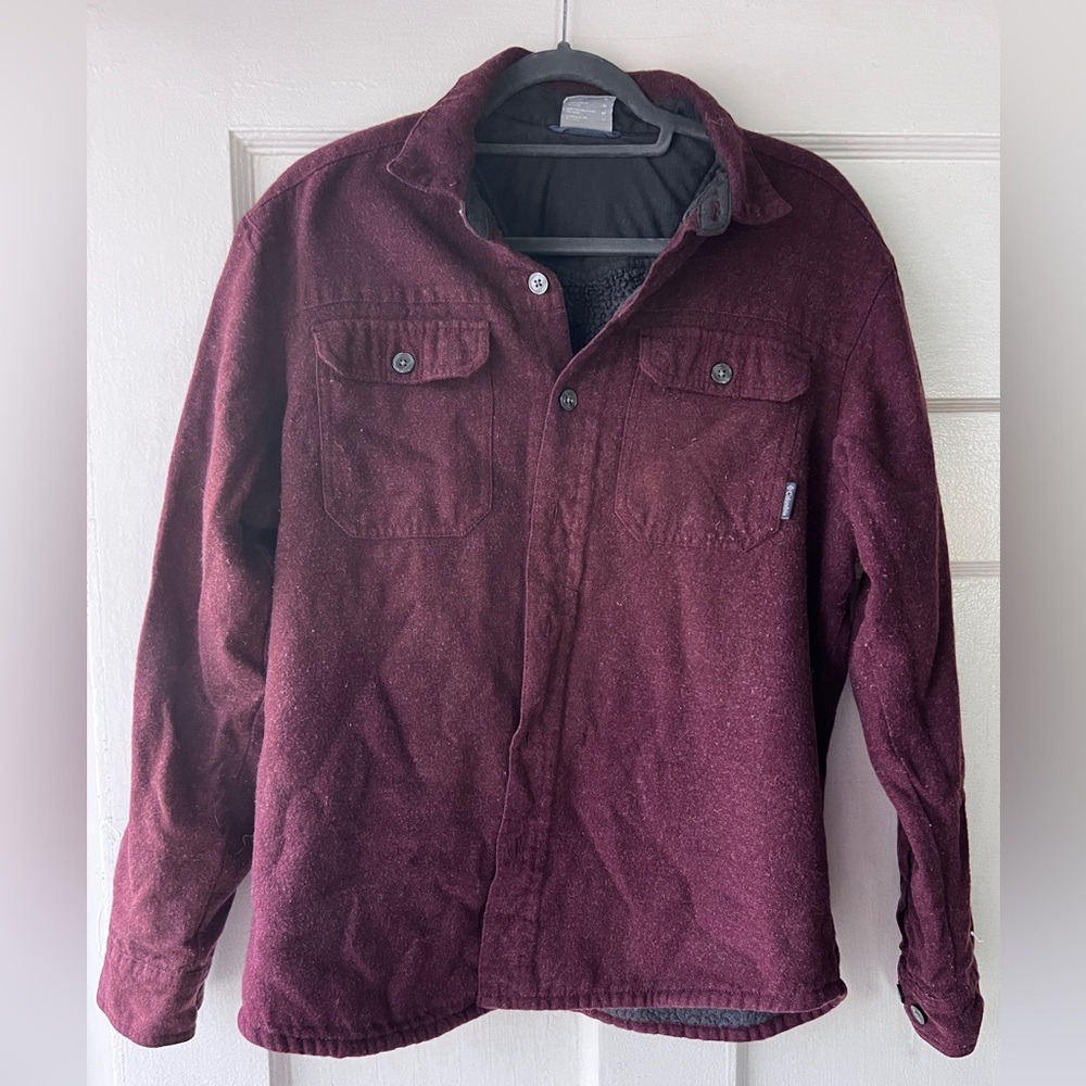 Columbia Burgundy Shacket
